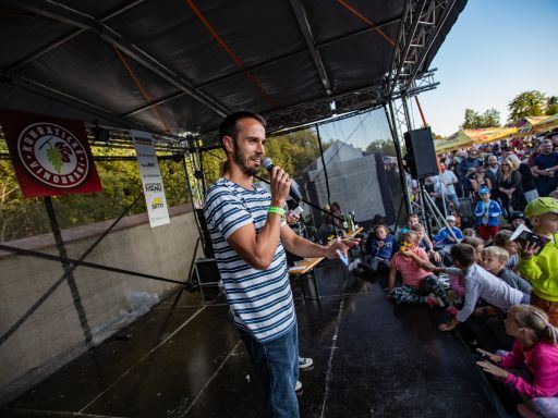 Pavel Wieser na veřejném festivalu